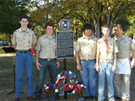 Boy Scouts from Troop 327.